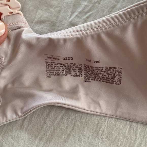 Auden pink lacy bra size 32dd - Picture 3 of 7